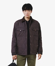 THERMORE中綿 コーデュロイカラーキルティングジャケット