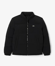 撥水 防風 テクニカルファブリック ボリュームダウンフーデッドジャケット