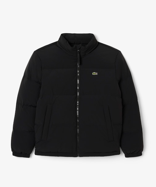 撥水 防風 テクニカルファブリック ボリュームダウンフーデッドジャケット