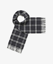 メリノウールチェックマフラー