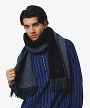 リバーシブルメリノウールマフラー