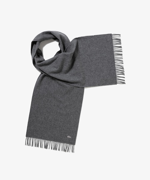 リバーシブルメリノウールマフラー