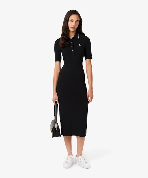 ラインストーンポロドレス