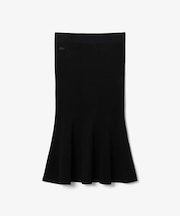 3Dリブニットフレアスカート