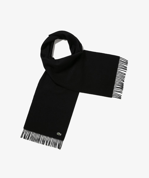 ホワイトカシミヤマフラー