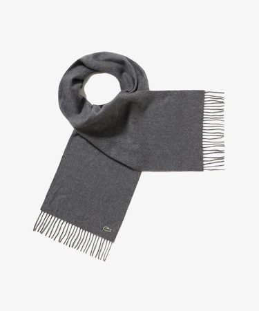 ホワイトカシミヤマフラー