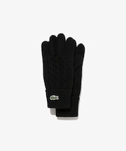 ケーブルニットウールグローブ