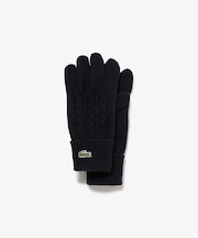 ケーブルニットウールグローブ