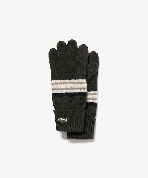 エクストラファインラムウールボーダーニットグローブ