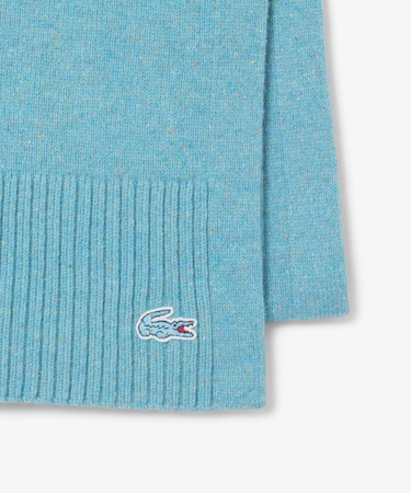 フレンチメイドシルクブレンドウールニットマフラー