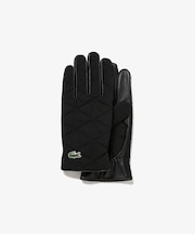 モノグラムキルティングレザーコンビグローブ