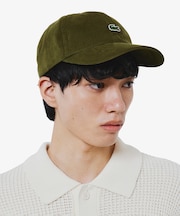 ワンポイントワニロゴ・コーデュロイキャップ