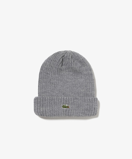 ウールリブニットキャップ