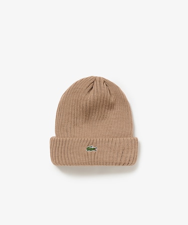 ウールリブニットキャップ