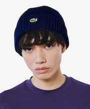 ウールリブニットキャップ