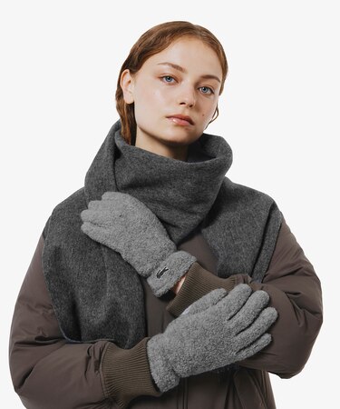 リサイクル紡毛パイルグローブ