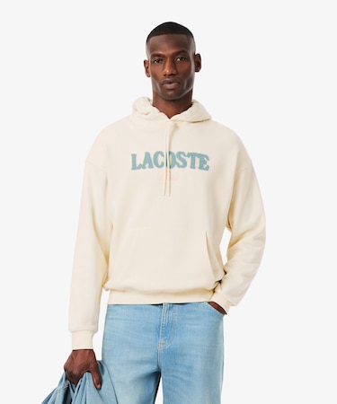 シャギーブランドネームロゴスウェットフーディー