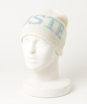 オーバーサイズブランドネームロゴジャカード ウールニットキャップ ビーニー