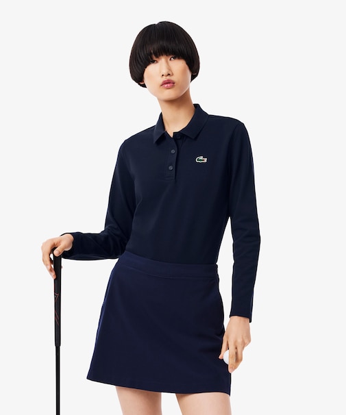 ヒートレギュレーション＆UVカット鹿の子ゴルフポロシャツ