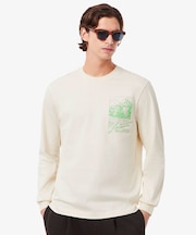 テニスヘリテージプリントロングスリーブTシャツ