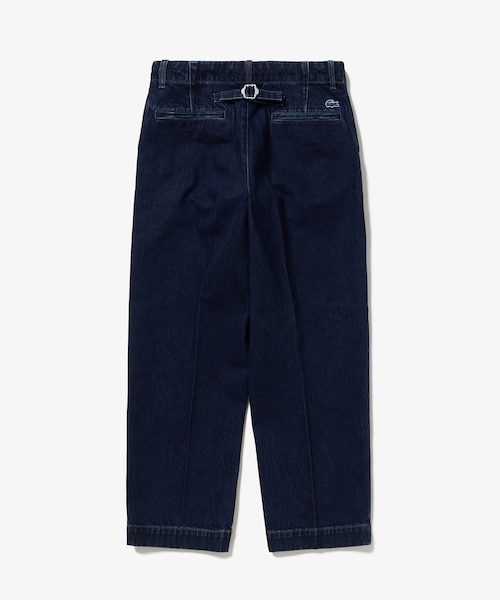 ラコステ（LACOSTE）/プリーツエフェクトデニム ワークパンツ プリーツエフェクトデニム ワークパンツ｜ラコステの通販｜&mall