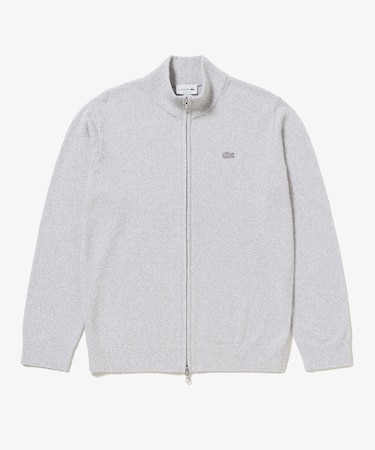 ブークレー スタンドジップニットカーディガン