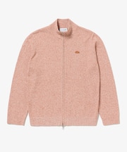 ブークレー スタンドジップニットカーディガン