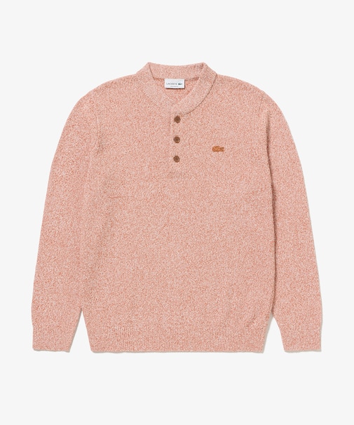 ブークレー ヘンリーネックニットセーター