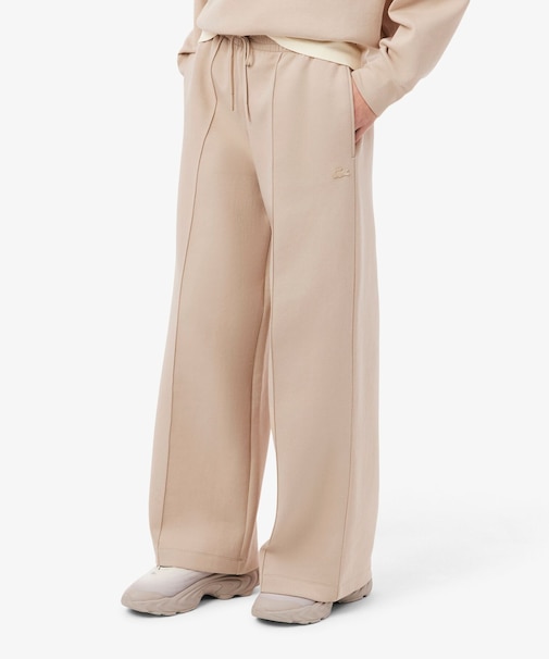 ワイドレッグ スムーススウェットトラックパンツ / プリーツワイドパンツ