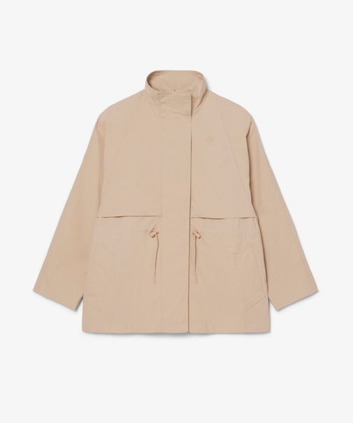 撥水 防風 ワッシャー加工 オーバーサイズ ワイドスリーブ スタンドジャケット