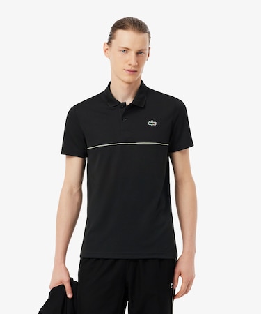 バックヨークプリント ウルトラドライ鹿の子地ポロシャツ