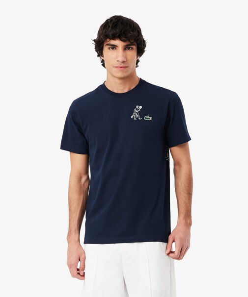 ウルトラドライバックプリントテニスTシャツ