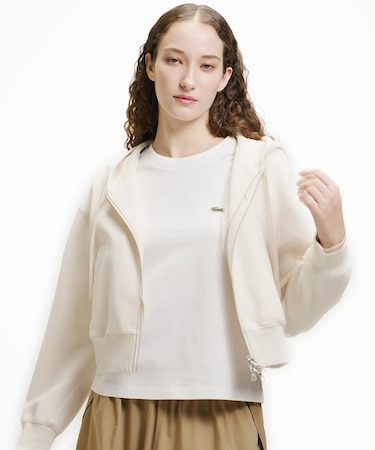 ダブルフェイスジャージジップフーディー