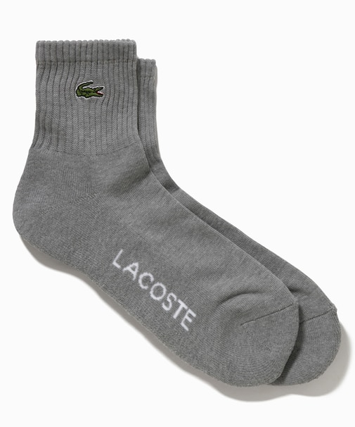 ワニロゴパッチリブソックス