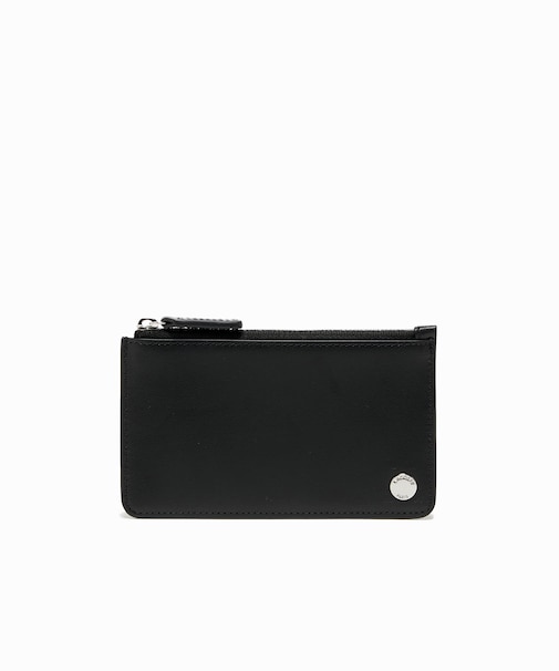 シルバーブローチレザーフラグメントケース