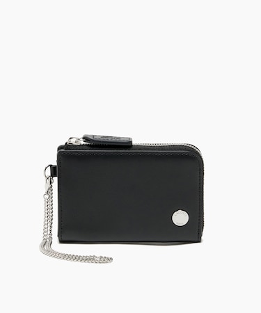 シルバーブローチレザースマートキーケース