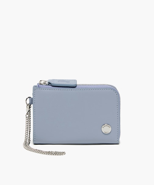 シルバーブローチレザースマートキーケース