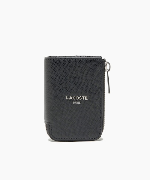 エンボスレザーラウンドジップマルチキーケース｜ラコステの通販
