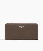 エンボスレザーラウンドジップロングウォレット