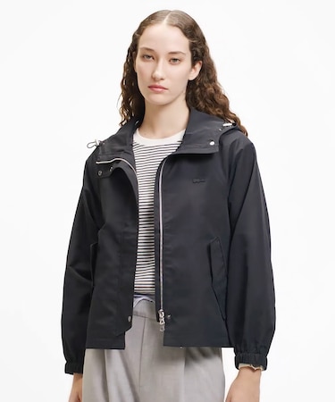 インパーテッドプリーツ Aラインマウンテンパーカー