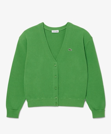 Vネックショートカーディガン