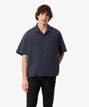 撥水防風ストレッチオープンカラーシャツ