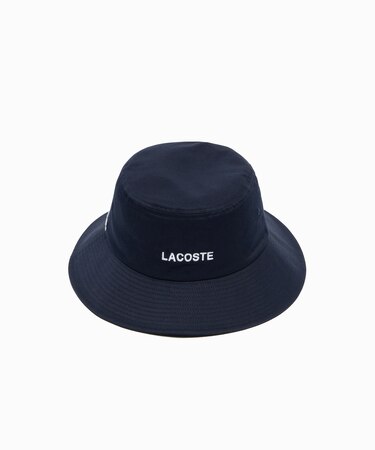 ブランドネームロゴ刺繍エッセンシャルバケットハット