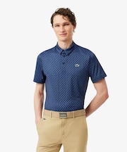 総柄ゴルフプリント ウルトラドライストレッチポロシャツ