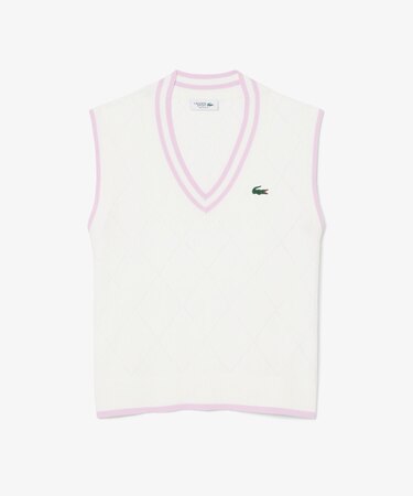 ダイヤモチーフニットベスト