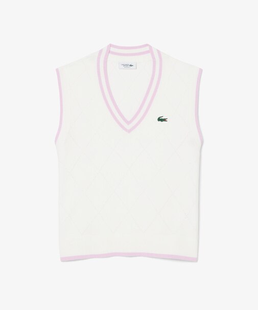 ダイヤモチーフニットベスト