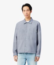 ウールブレンドオーバーサイズシャツジャケット