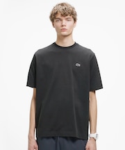 二層構造 消臭 速乾 UVカット ワンポイント アウトラインロゴクルーネック半袖Tシャツ