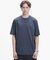 二層構造 消臭 速乾 UVカット ワンポイント アウトラインロゴクルーネック半袖Tシャツ