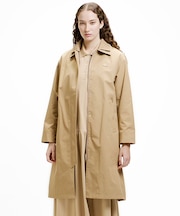 ダブルカラーロングスプリングコート